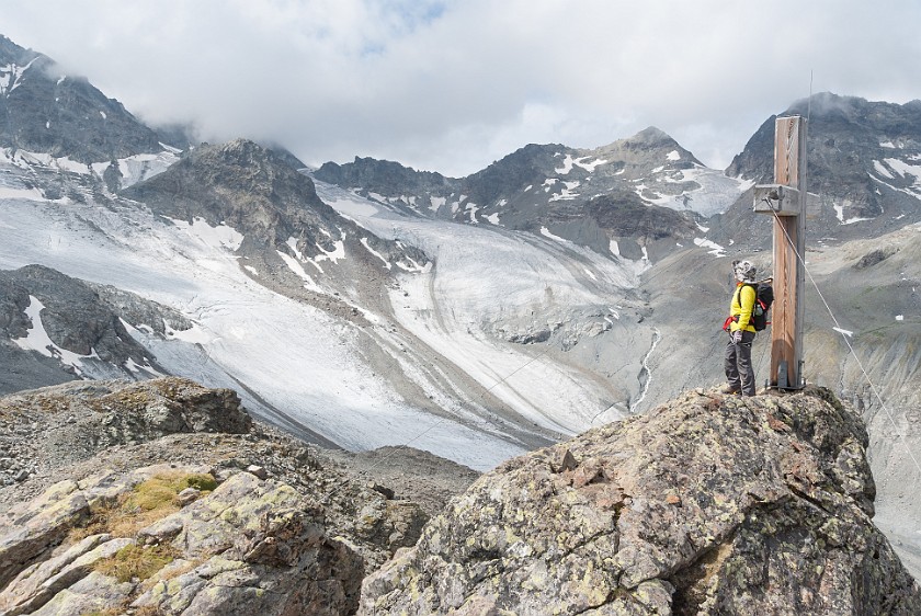 Jamtal Glacier Tour. Russkopf and Jamtalferner. near Galtür. .