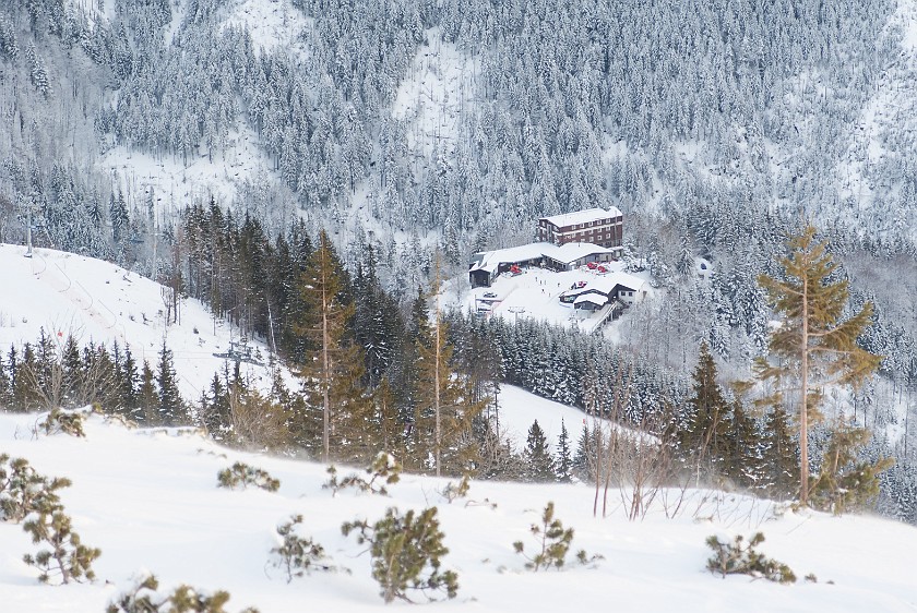 Skiing in the Jasna Low Tatras. Hotel Srdiečko. Horná Lehota. .