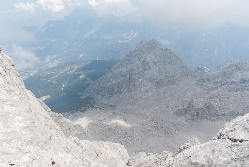 Hike to the Watzmann Central Summit. Watzmannkind and Watzmannkar. near Berchtesgaden. .