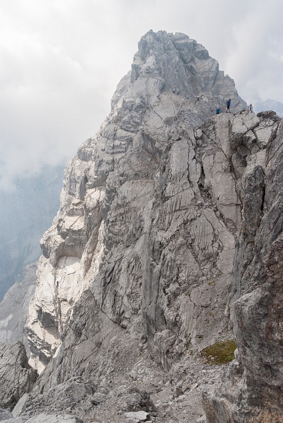 Hike to the Watzmann Central Summit. Watzmann central summit. near Berchtesgaden. .