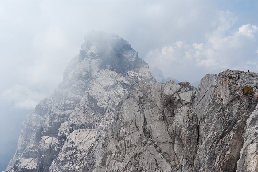 Hike to the Watzmann Central Summit. Watzmann central summit. near Berchtesgaden. .
