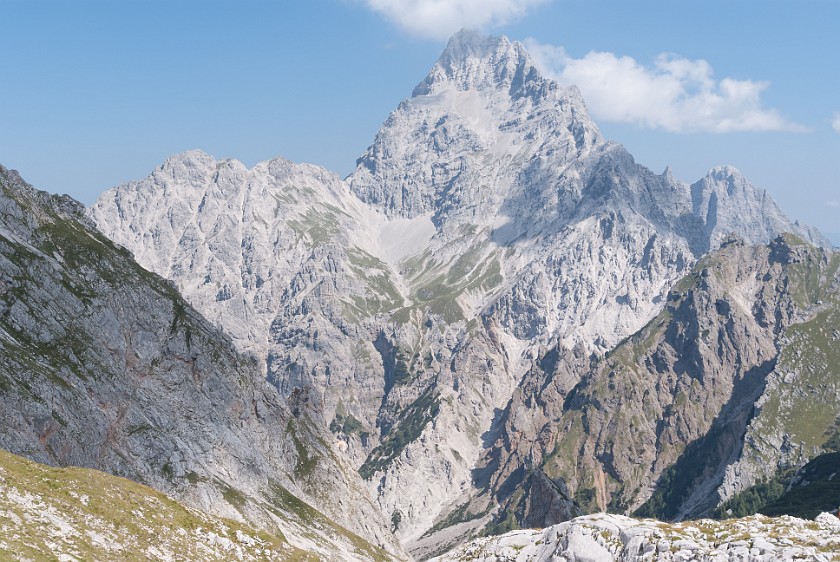 Hike to the Ingolstädter Haus. Watzmann south summit. near Berchtesgaden. .