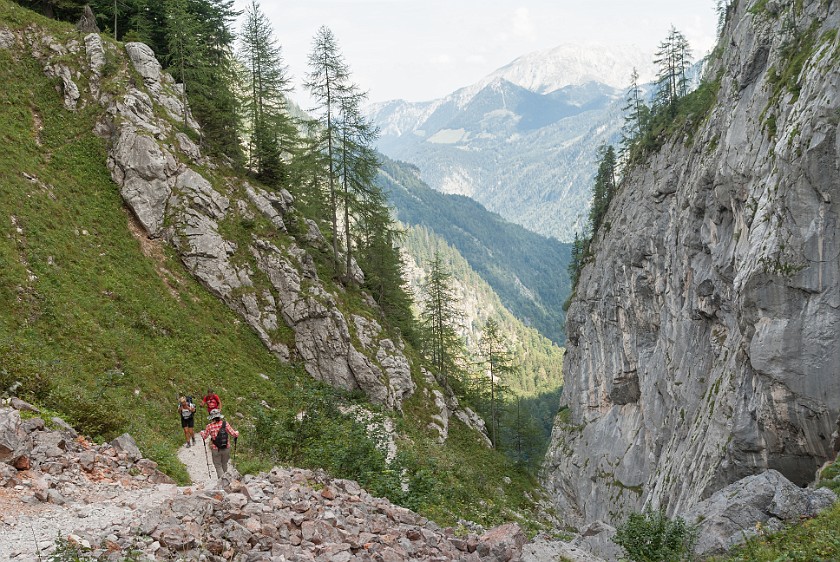 Hike to St. Bartholomä. Saugasse. near Berchtesgaden. .
