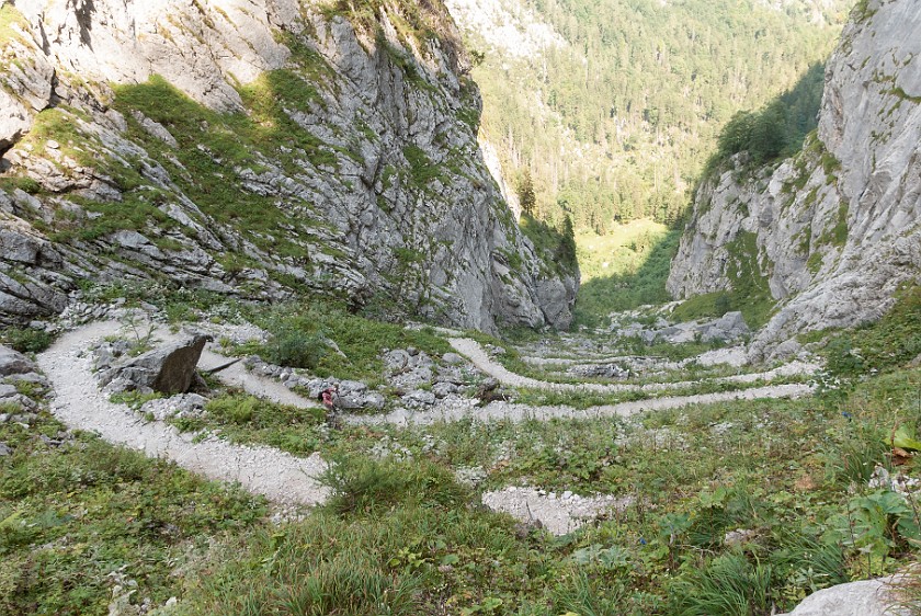 Hike to St. Bartholomä. Saugasse. near Berchtesgaden. .
