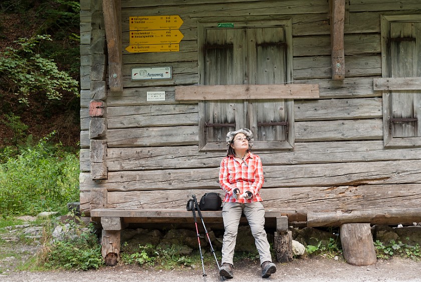 Hike to St. Bartholomä. Schrainbach hut. near Berchtesgaden. .