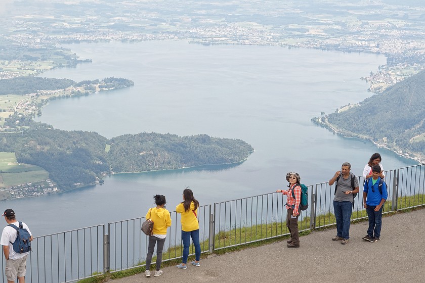 Mount Rigi. View on Zugersee. near Rigi Klösterli. .