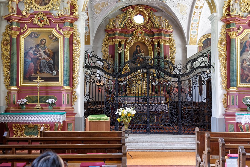 Mount Rigi. Chapel Maria zum Schnee. Rigi Klösterli. .