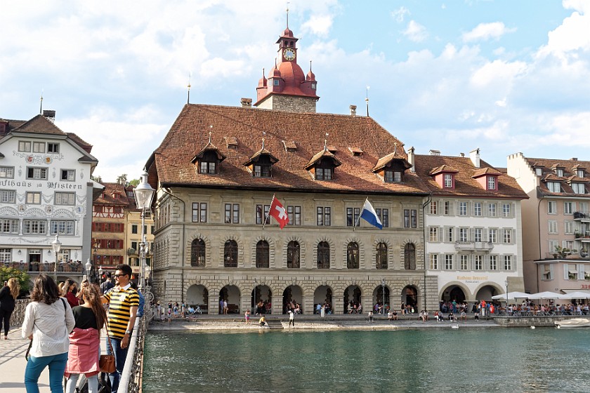 Lucerne. City hall. Lucerne. .