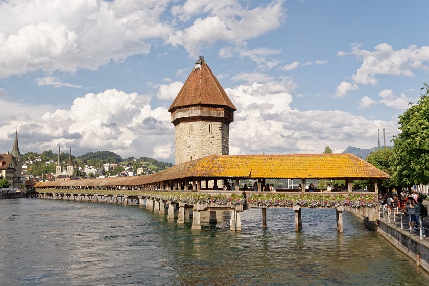 Lucerne. Kapellbrücke. Lucerne. .