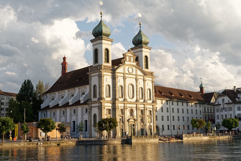 Lucerne. Jesuit church. Lucerne. .