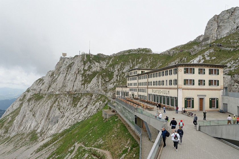 Mount Pilatus. Pilatus-Kulm. Alpnachstad. .