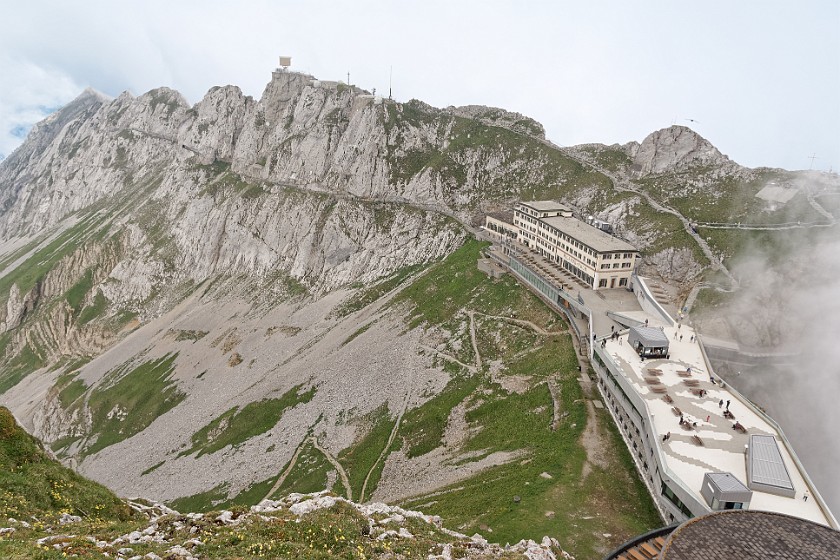 Mount Pilatus. Pilatus-Kulm. Alpnachstad. .