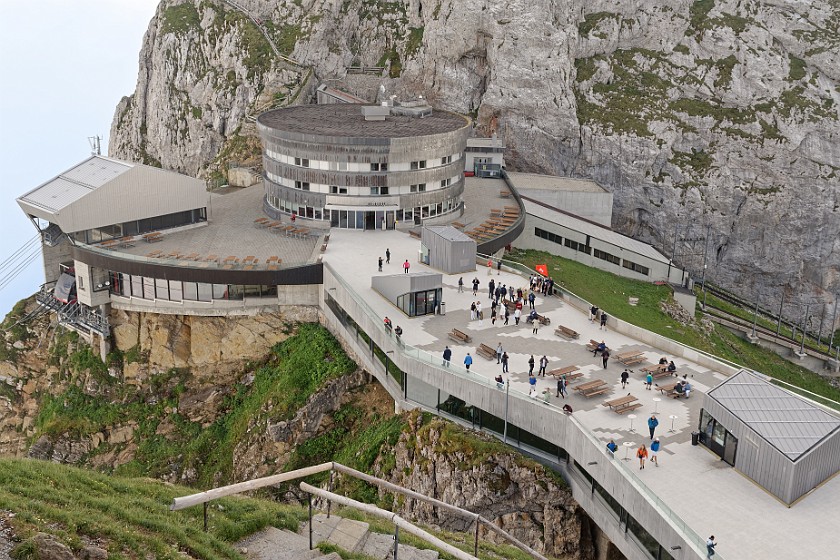 Mount Pilatus. Pilatus-Kulm. Alpnachstad. .