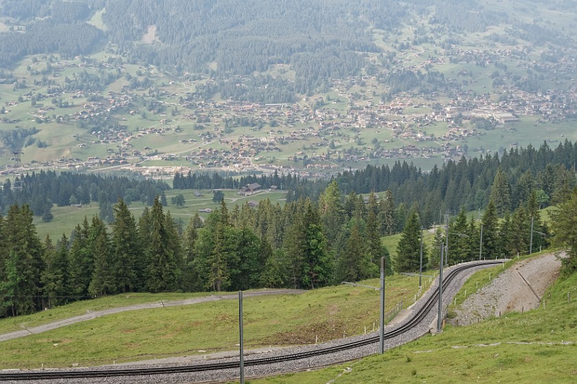 Eiger Trail . View from Alpiglen on Grindelwald. near Grindelwald. .