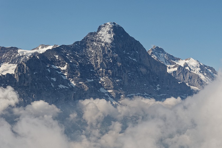 Grindelwald–First. Eiger mountain. near Grindelwald. .