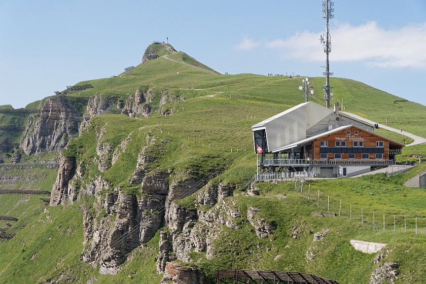 Rotsteckli Trail. Männlichen mountain station. near Wengen. .
