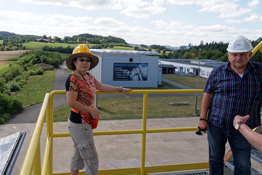 Geo Center at the KTB. Portrait on the derrick. Windischeschenbach. .