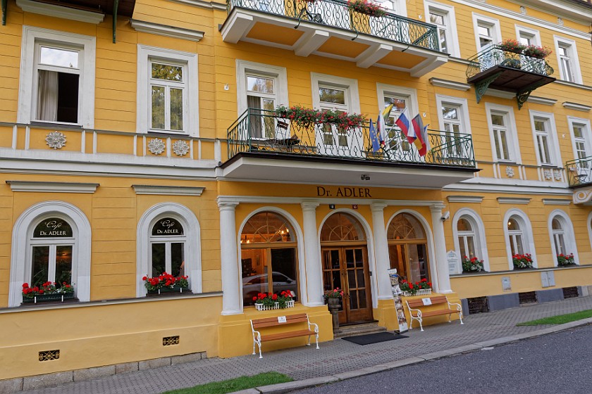 Františkovy Lázně. Hotel Dr. Adler. Frantiskovy Lazne. .