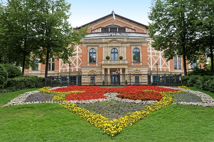 Bayreuth Festival. Festival house. Bayreuth. .