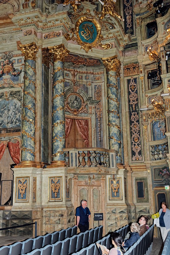 Bayreuth Festival. Inside the margravial opera house. Bayreuth. .