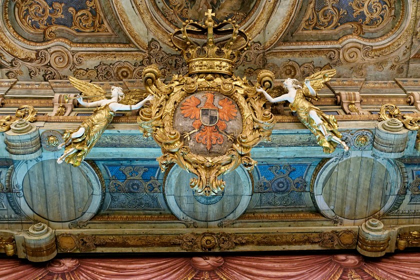 Bayreuth Festival. Inside the margravial opera house. Bayreuth. .