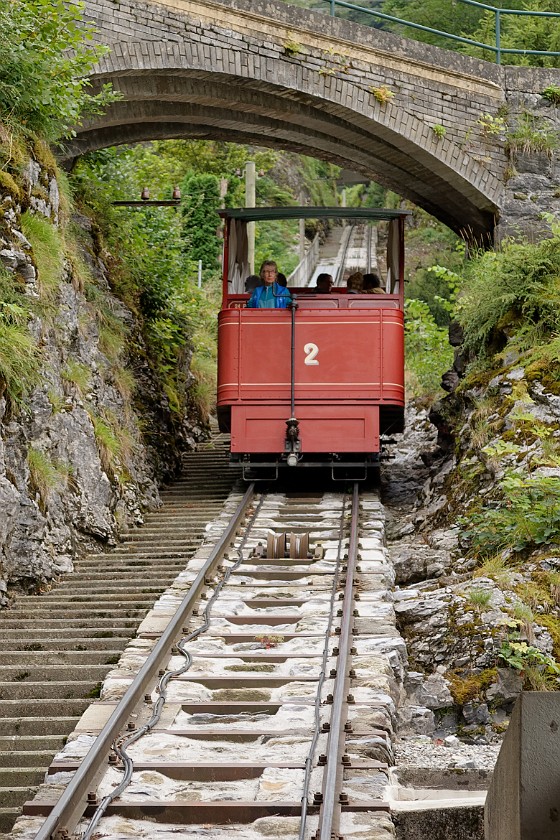 Reichenbach Falls. Funicular. Meiringen. .