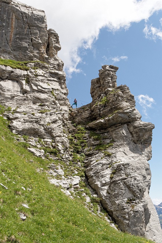 Tälli Via Ferrata. Climbing. Gadmen. .