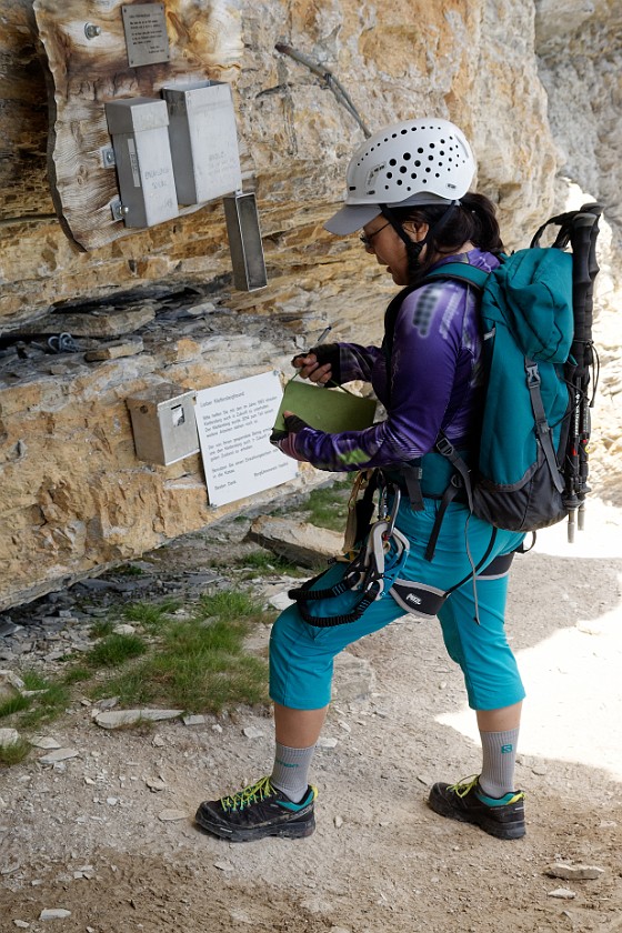 Tälli Via Ferrata. Rest. Gadmen. .