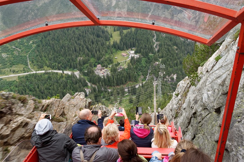 Lake Gelmer Hike. Gelmer funicular. Guttannen. .