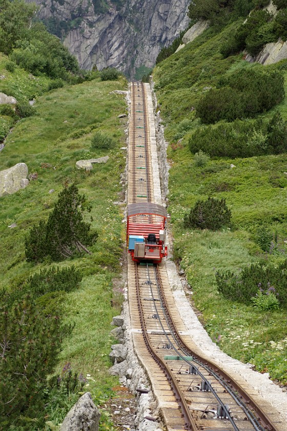 Lake Gelmer Hike. Gelmer funicular. Guttannen. .