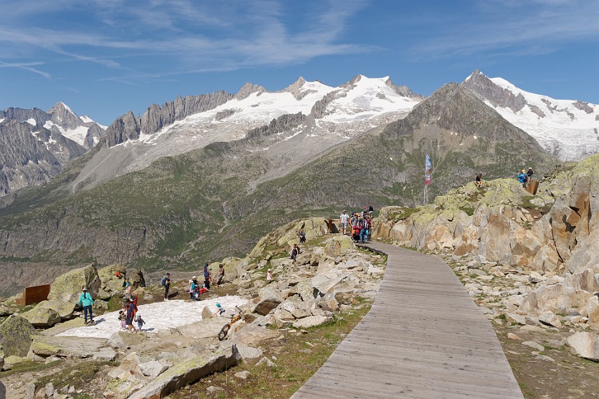 Aletsch Glacier. Bettmeralp. Grengiols. .