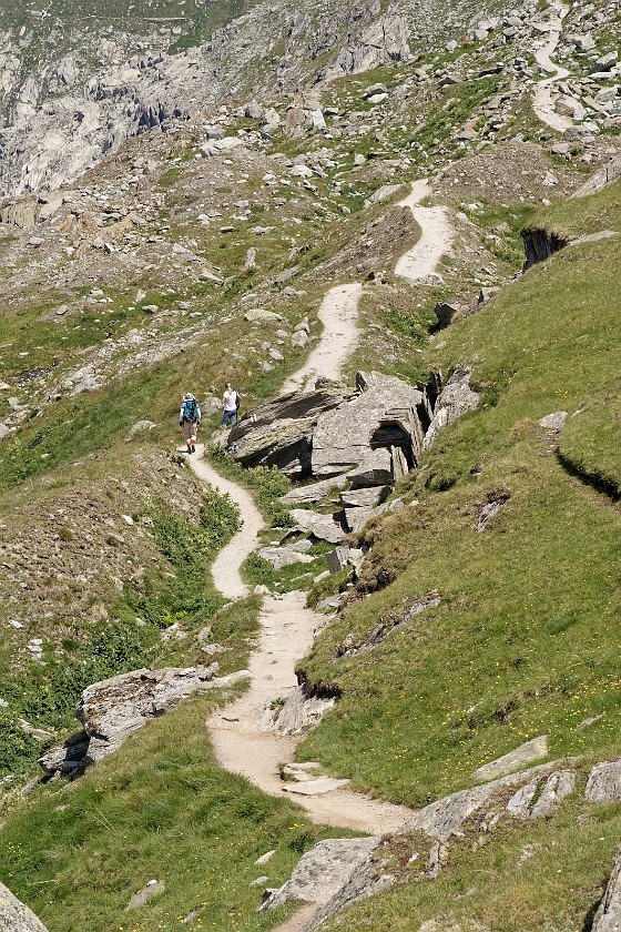 Aletsch Glacier. Hiking. Grengiols. .