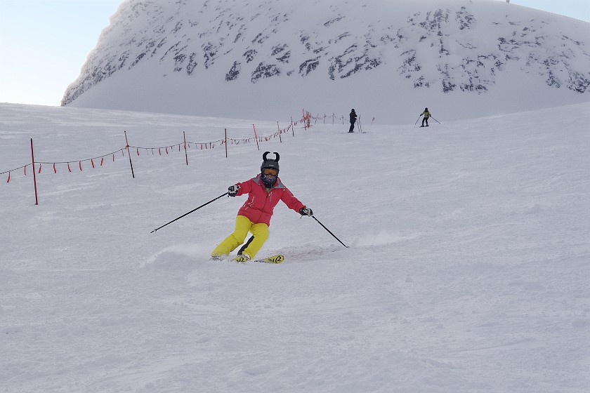 Skiing at the Kitzsteinhorn. Skiing. Kaprun. .