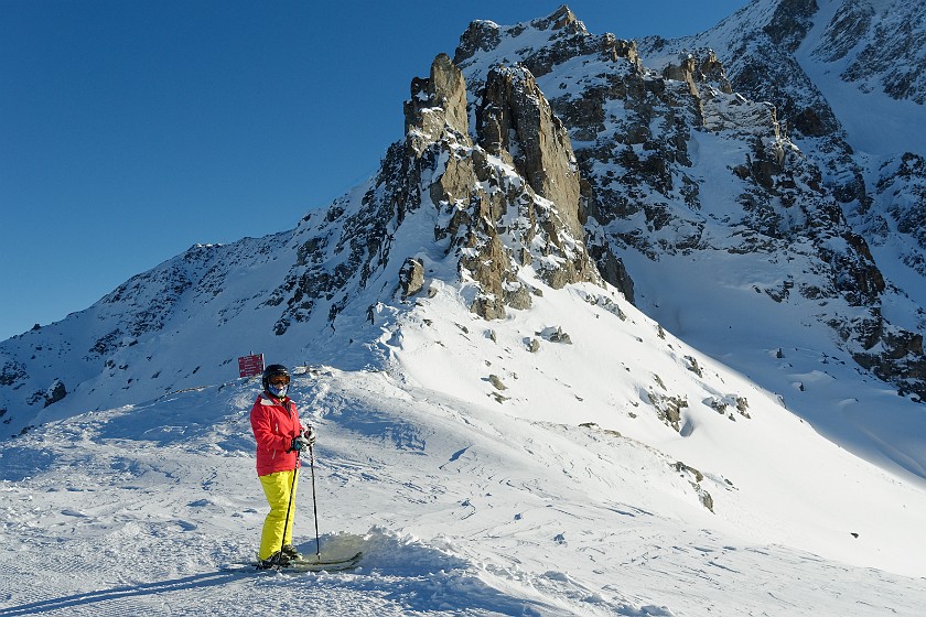 Skiing at the Corvatsch. Skiing. Sankt Moritz. .