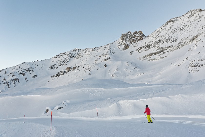 Skiing at the Corvatsch. Skiing. Sankt Moritz. .