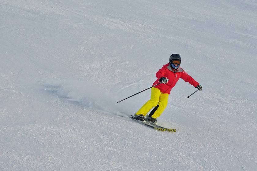 Skiing at the Corvatsch. Skiing. Sankt Moritz. .