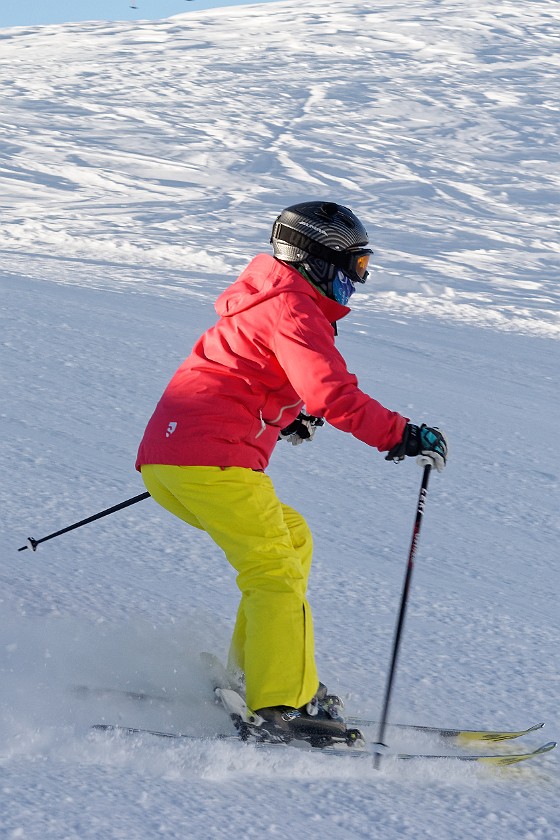 Skiing at the Corvatsch. Skiing. Sankt Moritz. .