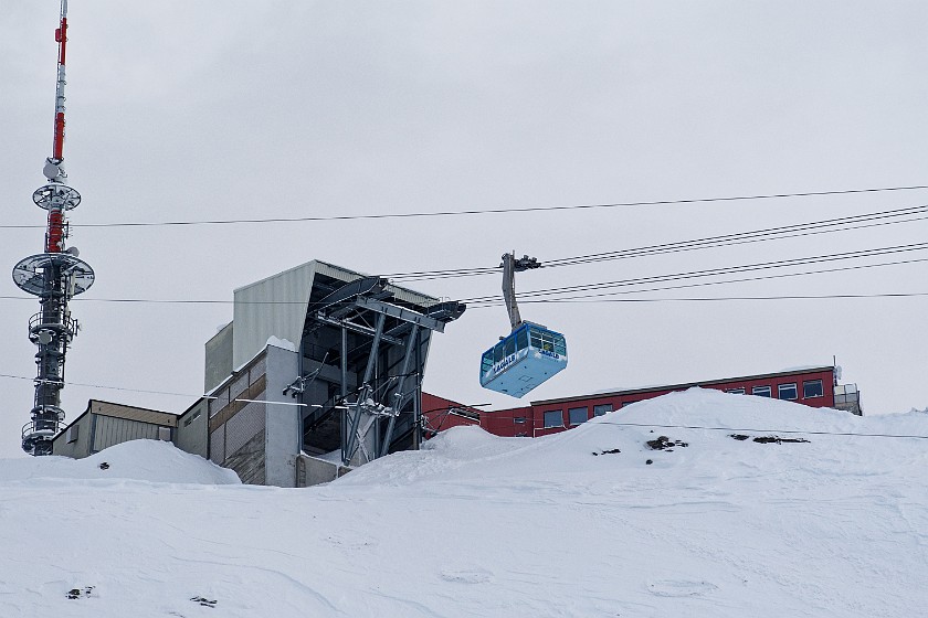 Skiing at the Diavolezza Lagalb. Lagalb mountain station. Sankt Moritz. .