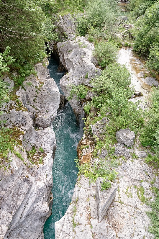 Vršič Pass. Isonzo river. near Kranjska Gora. .