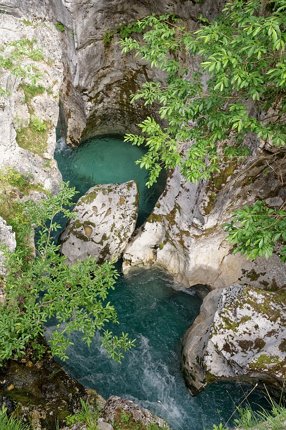 Vršič Pass. Isonzo river. near Kranjska Gora. .
