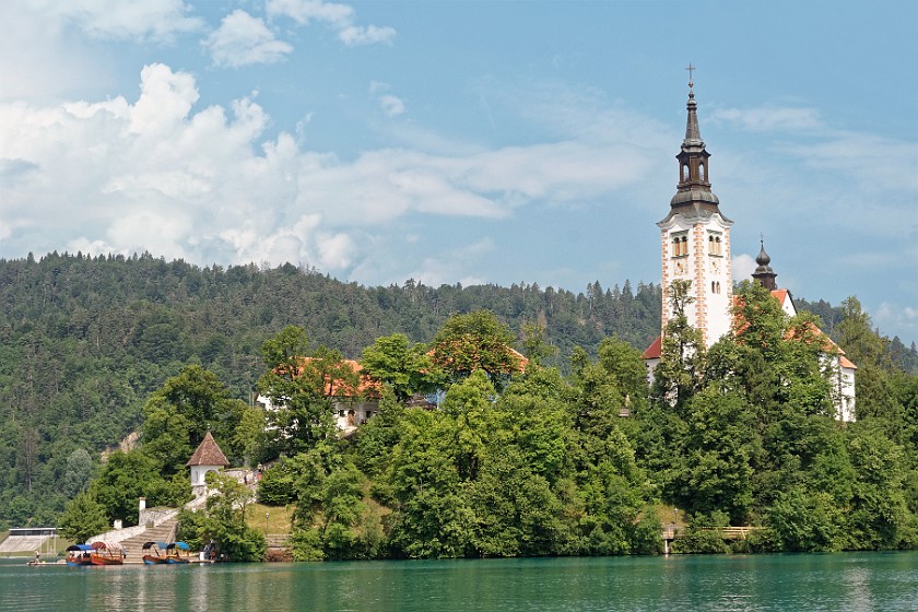 Lake Bled. Bled island. Bled. .