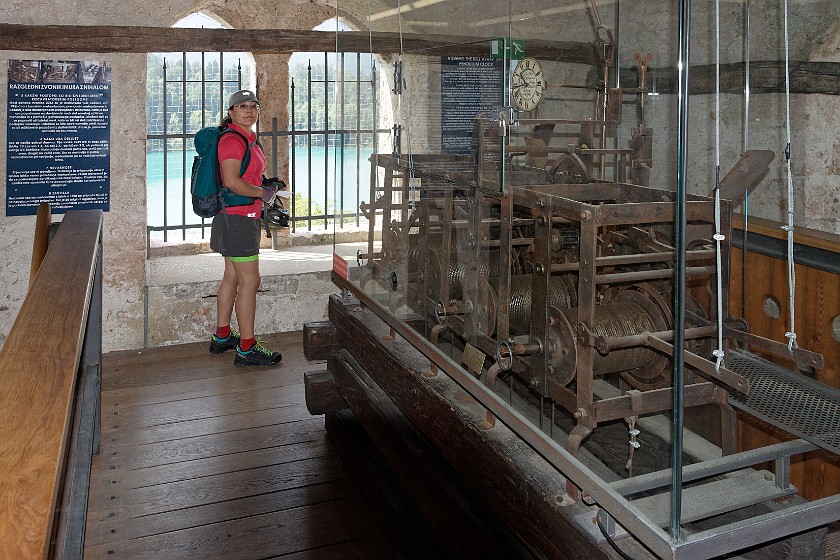 Lake Bled. Inside the bell tower. Bled. .