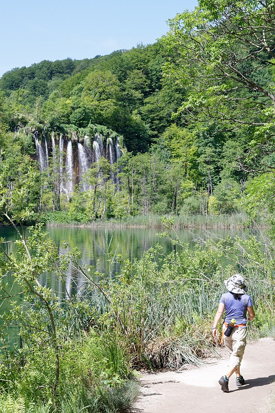 Plitvice Lakes National Park. Waterfall. Rastovača. .