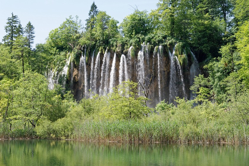 Plitvice Lakes National Park. Waterfall. Rastovača. .