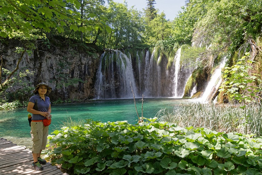 Plitvice Lakes National Park. Waterfall. Rastovača. .