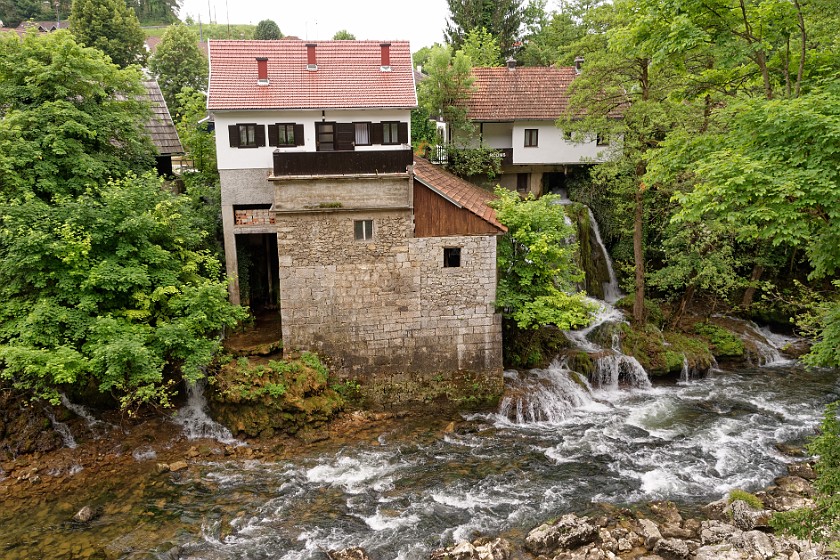 Rastoke. Historic mill. Slunj. .
