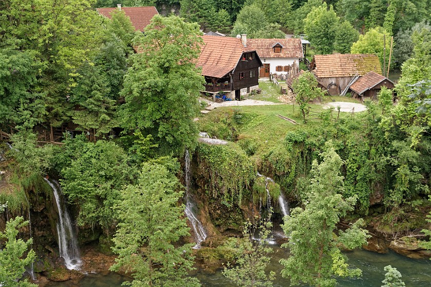 Rastoke. Waterfall. Slunj. .