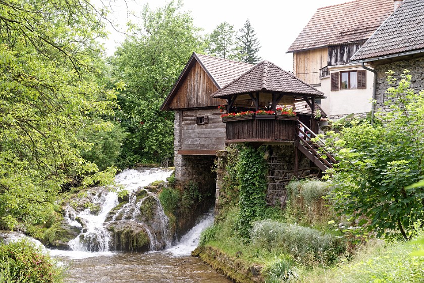 Rastoke. Historic mill. Slunj. .