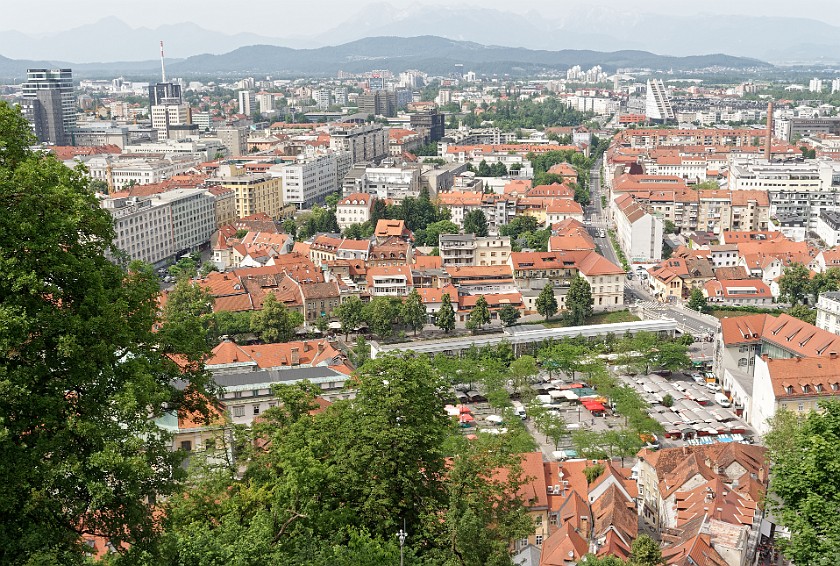 Ljubljana. View on Ljubljana. Ljubljana. .