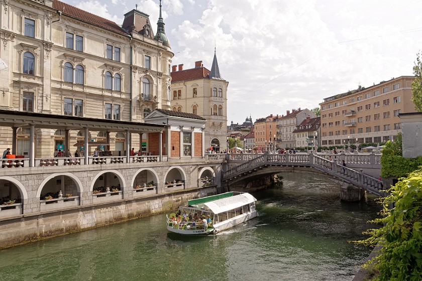 Ljubljana. Triple bridge. Ljubljana. .